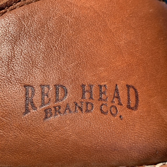 REDHEAD BRAND MEN’S waterproof insulated brown leather & suede boots 12 wide - Picture 5 of 9